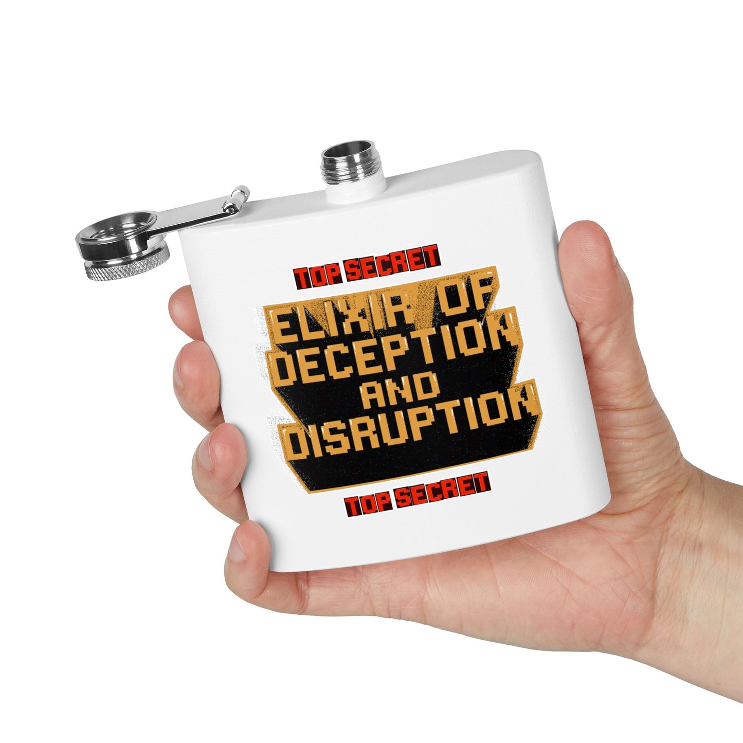 Stainless Steel Flask, 6oz