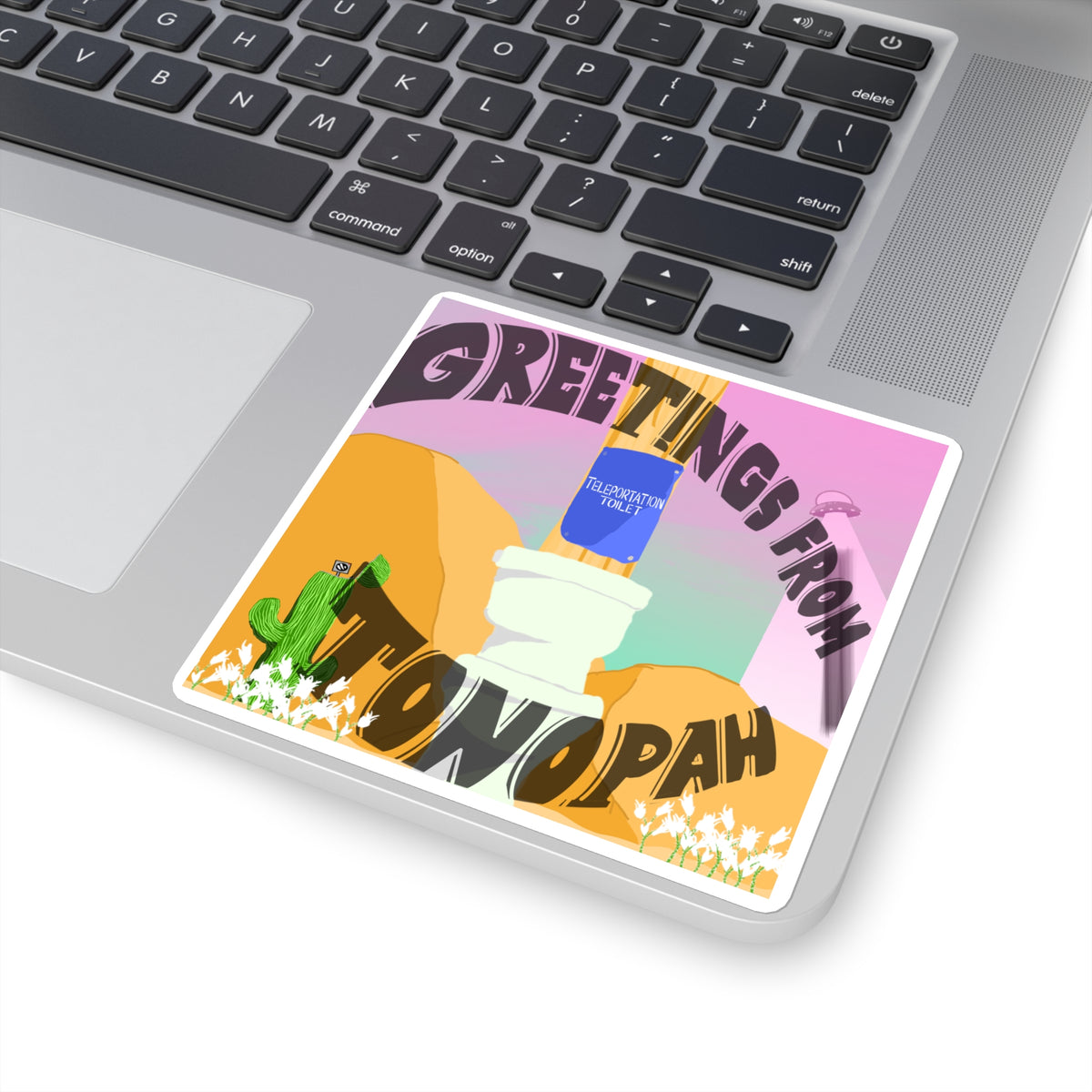 Teleportation Greeting Sticker